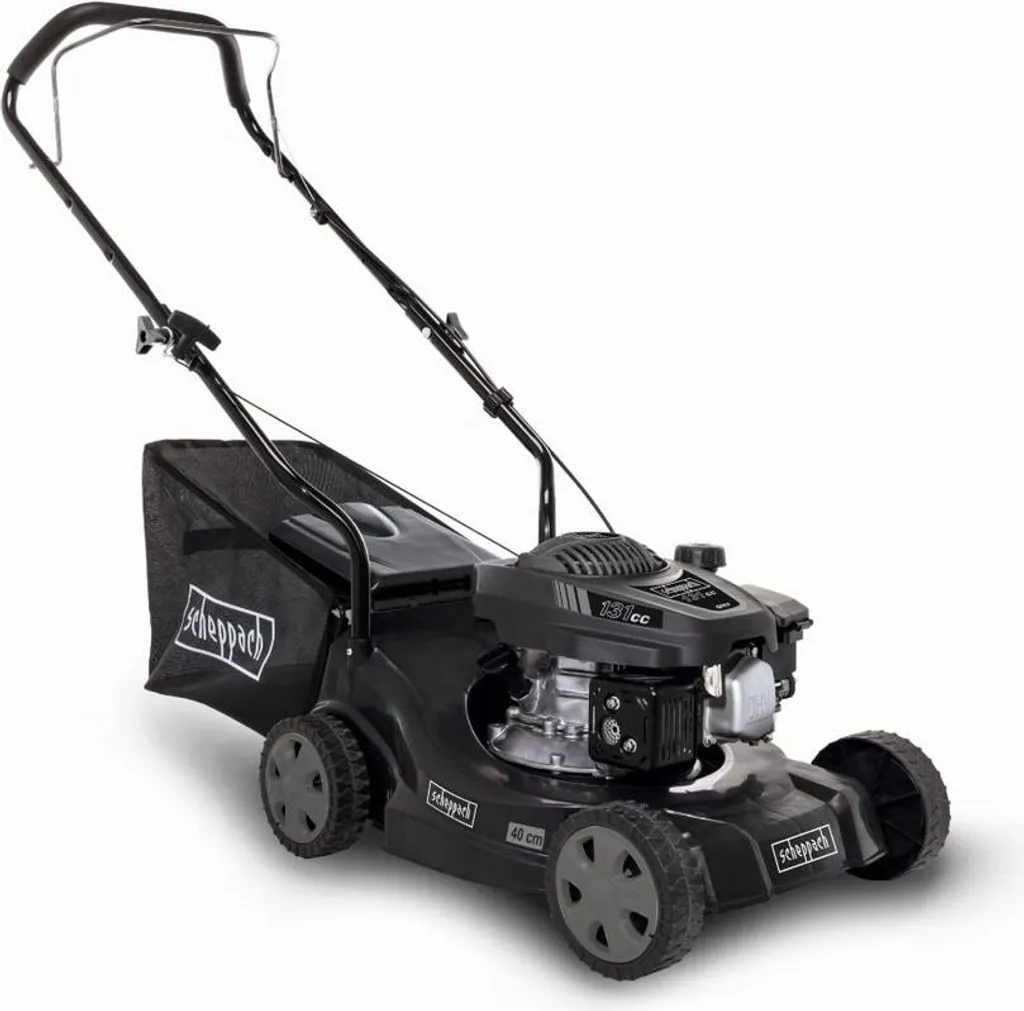 Tondeuse à gazon thermique pour petits jardins Scheppach 40 cm TT132-40ATG