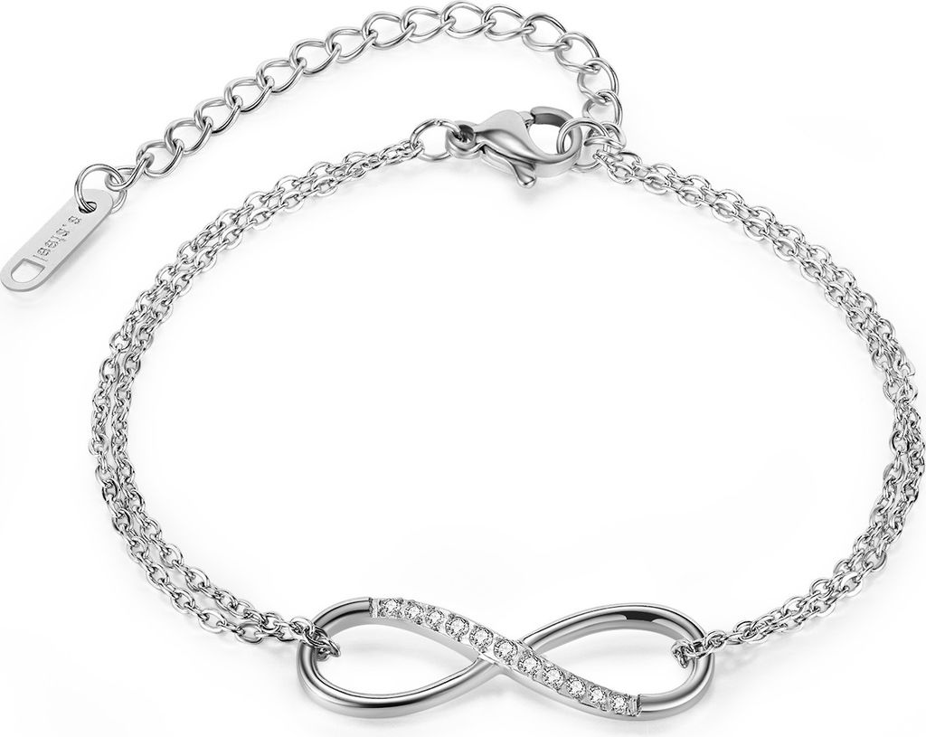 Armband Eternity mit kleinen Glassteinen von collezione alessandro