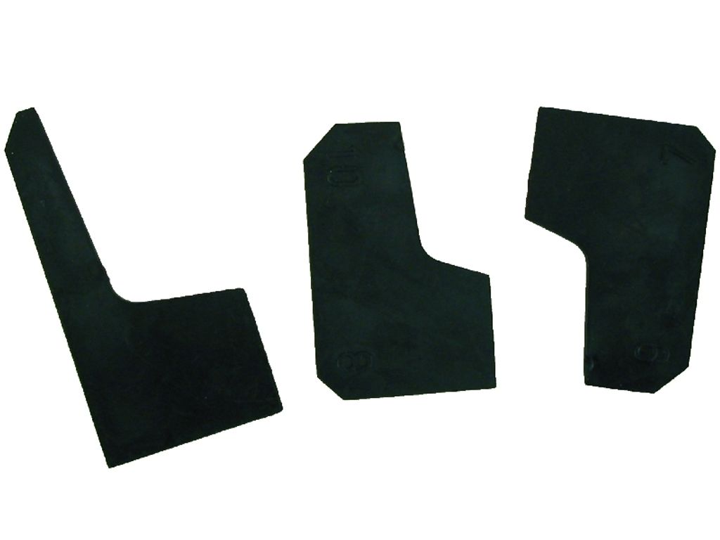 HaWe 14.007 SILICON-ABZIEHGUMMI-SET 3-TEILIG 4011333140192