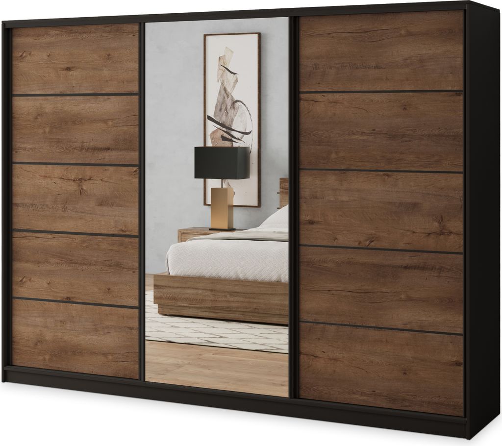 Masseno Schiebetürenschrank NATA 270/205/58 cm Produktbild 