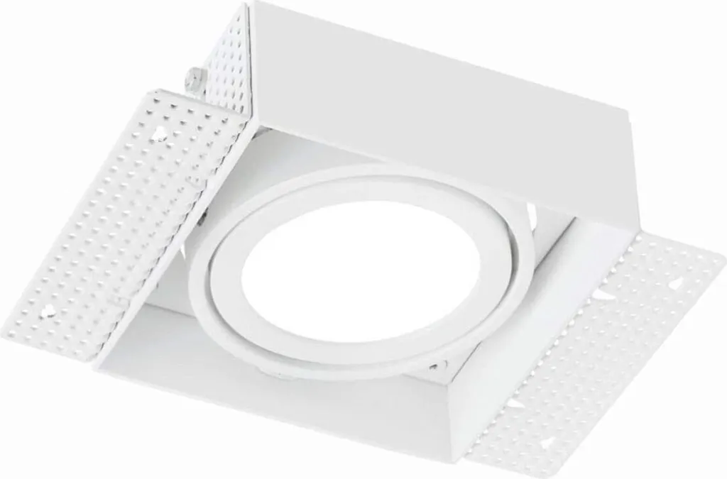 Éclairage sur mesure avec l'insert cardan orientable blanc sans cadre