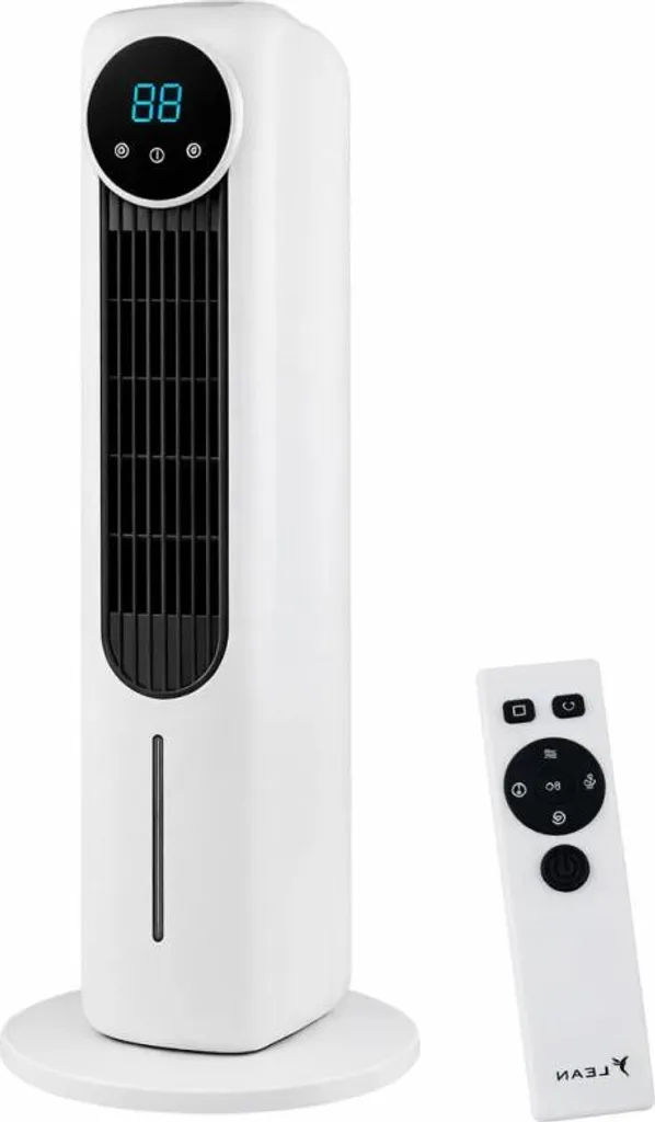 Rafraîchisseur d'Air Ventilateur de Sol Ioniseur à Écran Tactile LED
