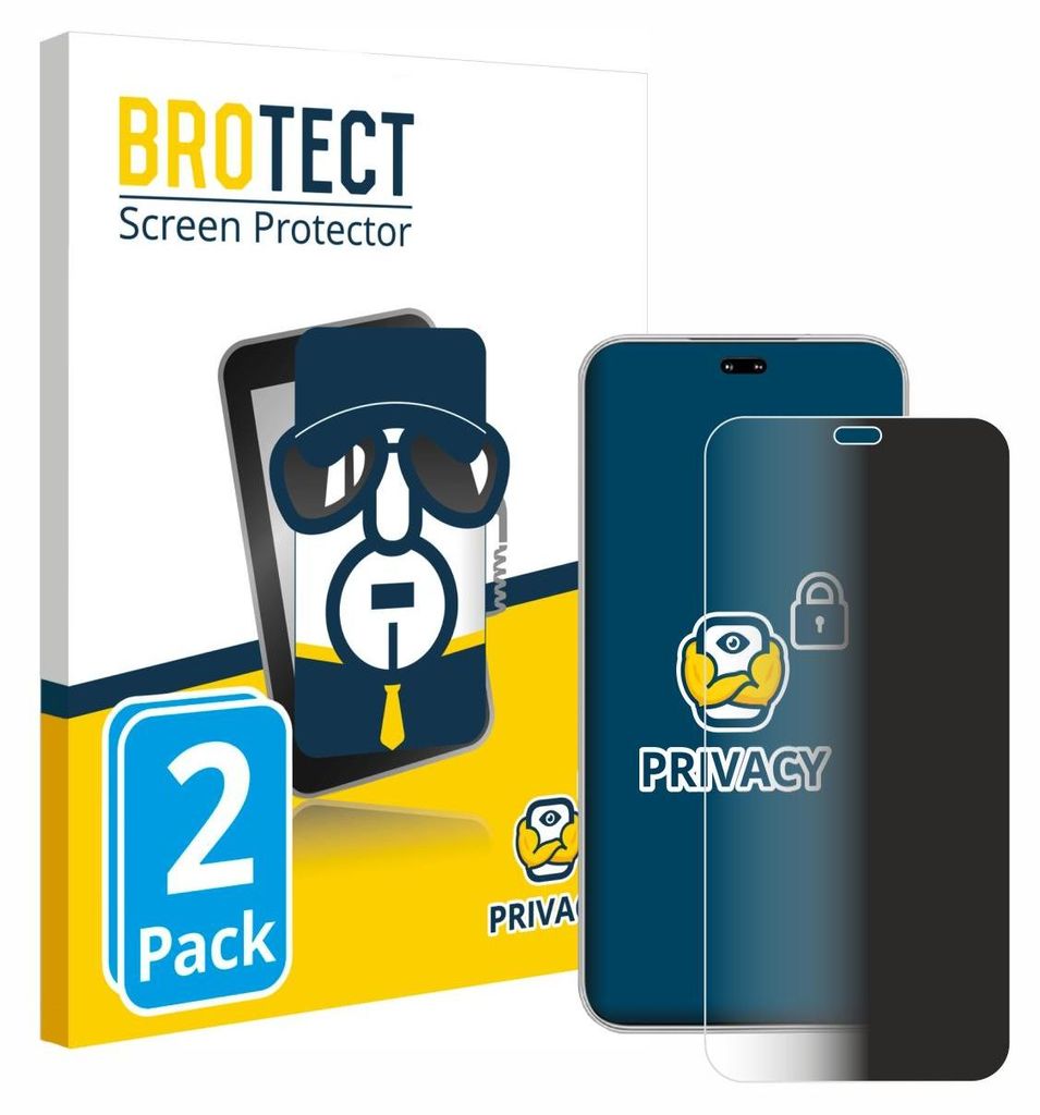 2x BROTECT Sichtschutzfolie für Honor 400 Pro Anti-Spy Produktbild 