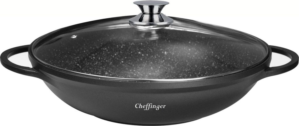 Cheffinger WOK Padella wok Pentola wok Induzione 40 cm Immagine del prodotto 