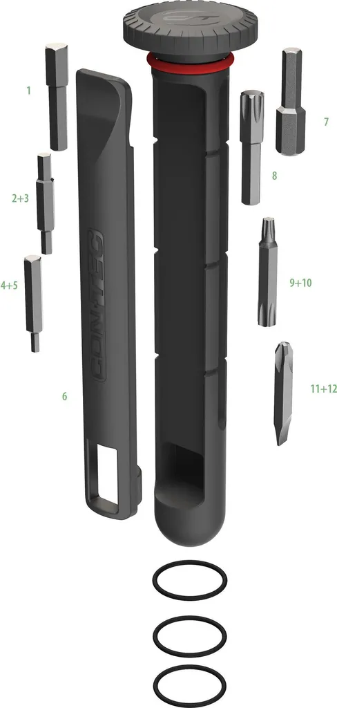 Multitool Contec Treasure Bar DLX 12 Funkt per E-Bike e MTB