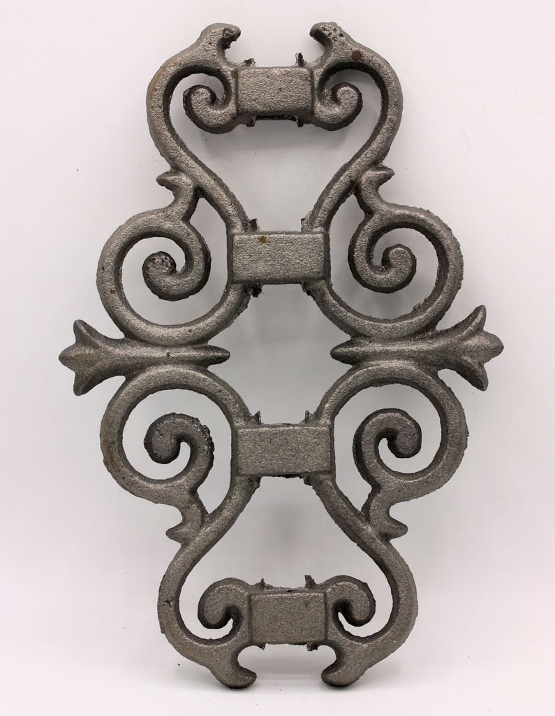 UHRIG Wundervoller Gartensticker, stilvolles Ornament aus Gusseisen für z.B. Zaun, Geländer uvm.