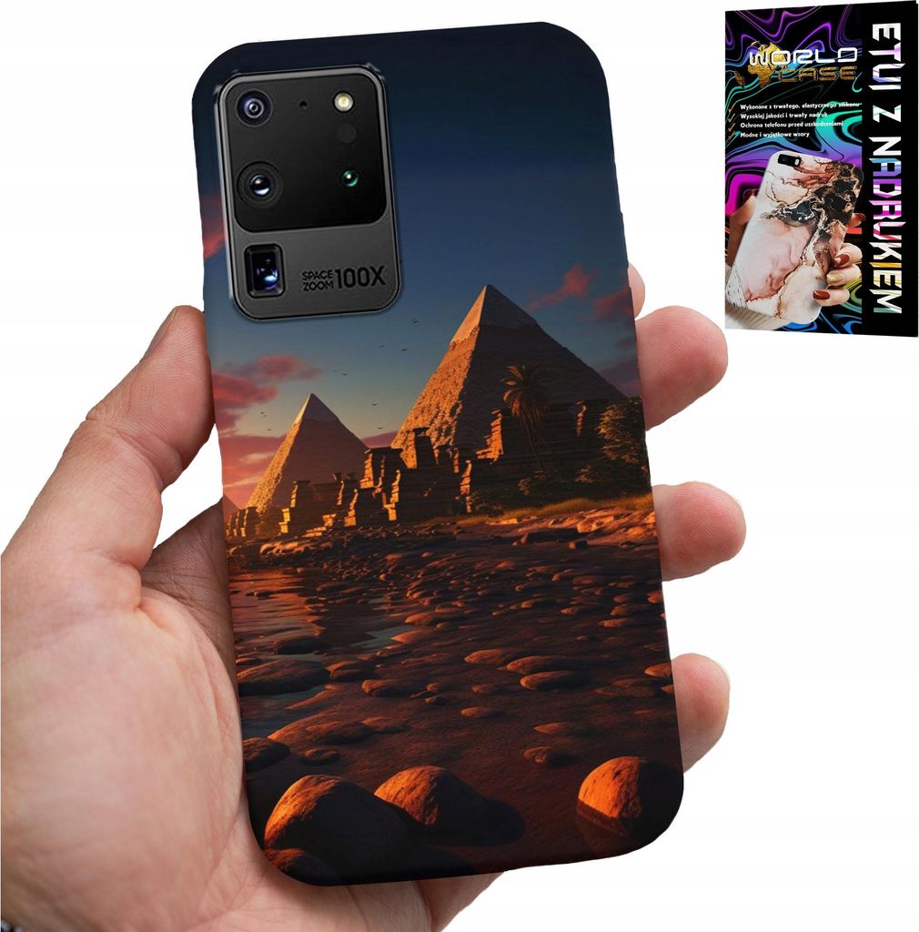 ETUI FÜR SAMSUNG GALAXY S20 Ultra - PIRAMIDEN IN GIZA, ÄGYPTEN, SFINKS, FARAON