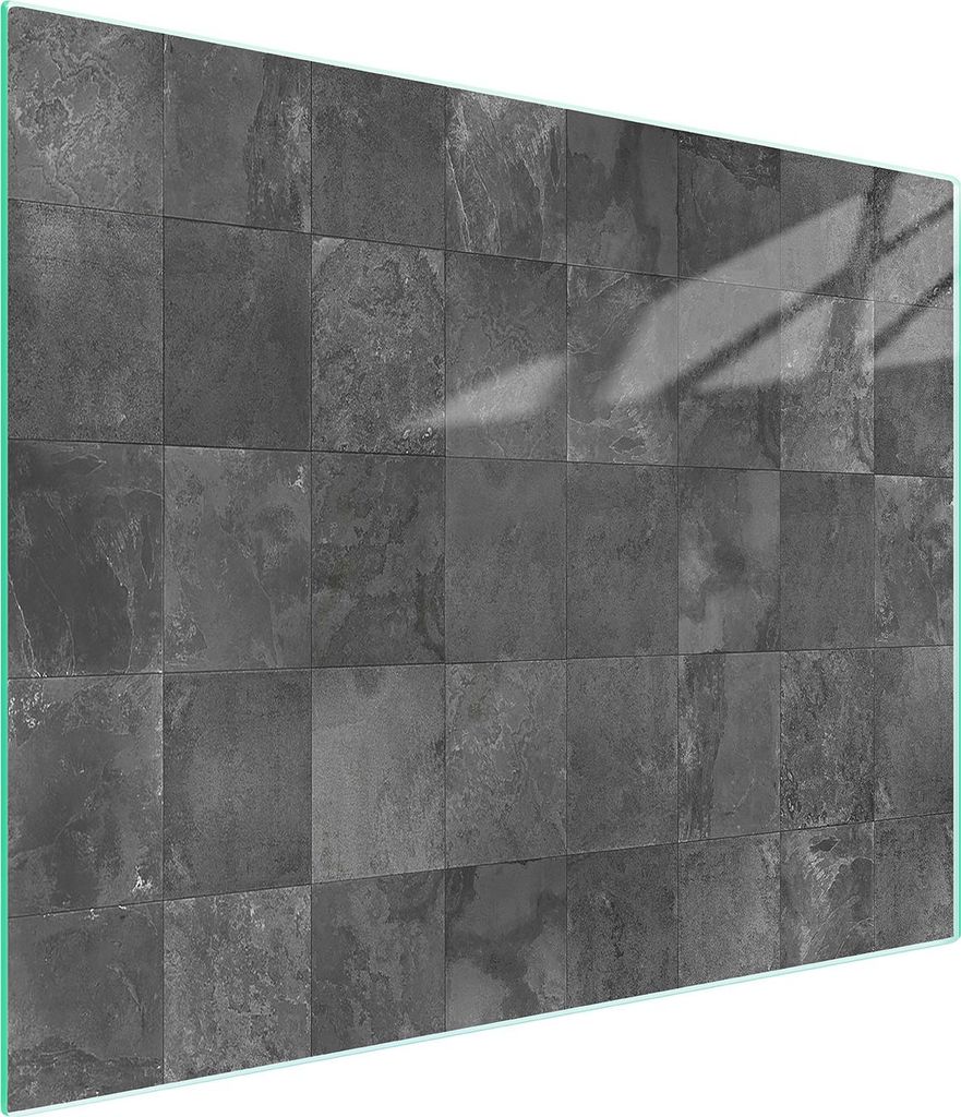 Glasschneidebrett 52x30 GRAU