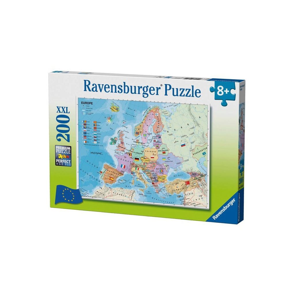 RAVENSBURGER Puzzle Europakarte XXL (Französisch) 200 Teile