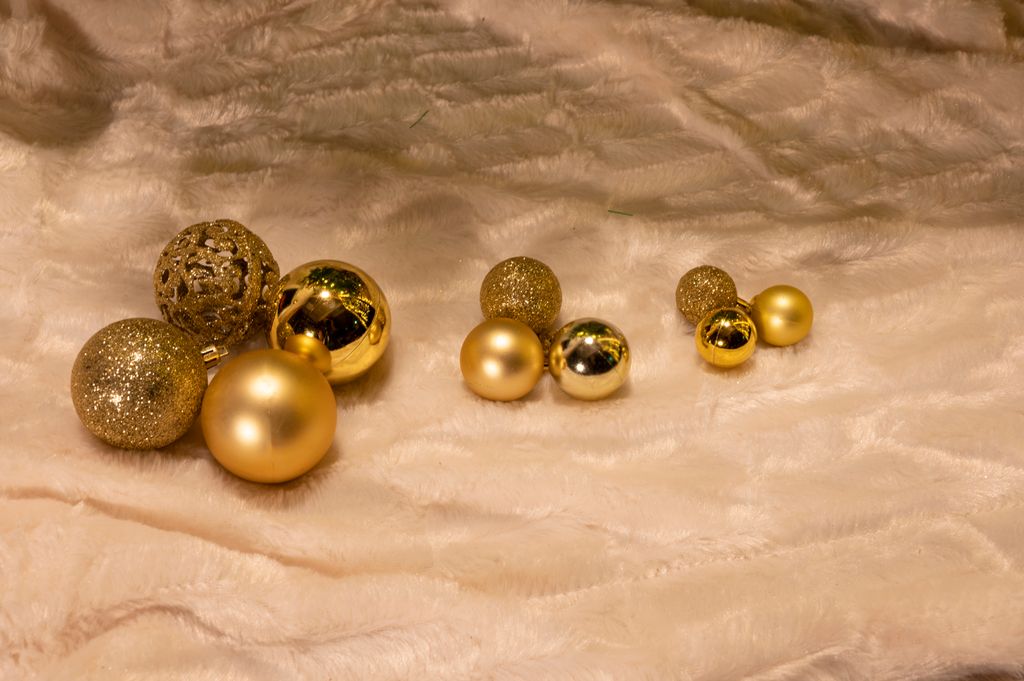 Christmas Gifts Weihnachtskugeln Set Gold - 100 Kunststoff Produktbild 2