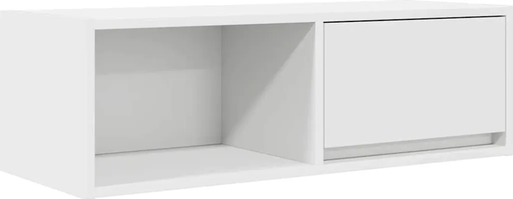 vidaXL mobile TV bianco 80x31x25,5 cm materiale a base di legno