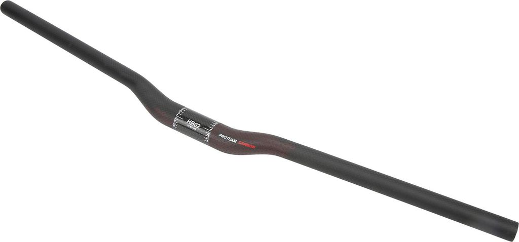 760 mm Mountainbike-Riser-Lenker, 3K-Carbonfaser-Konstruktion, Fahrradlenker, Teilbiegung