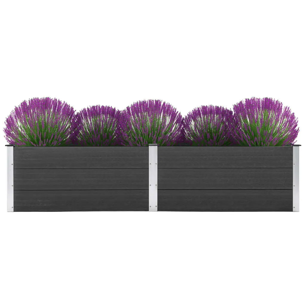 Bac de Jardin en WPC Robuste 250 x 100 cm Résistant Intempéries - 2