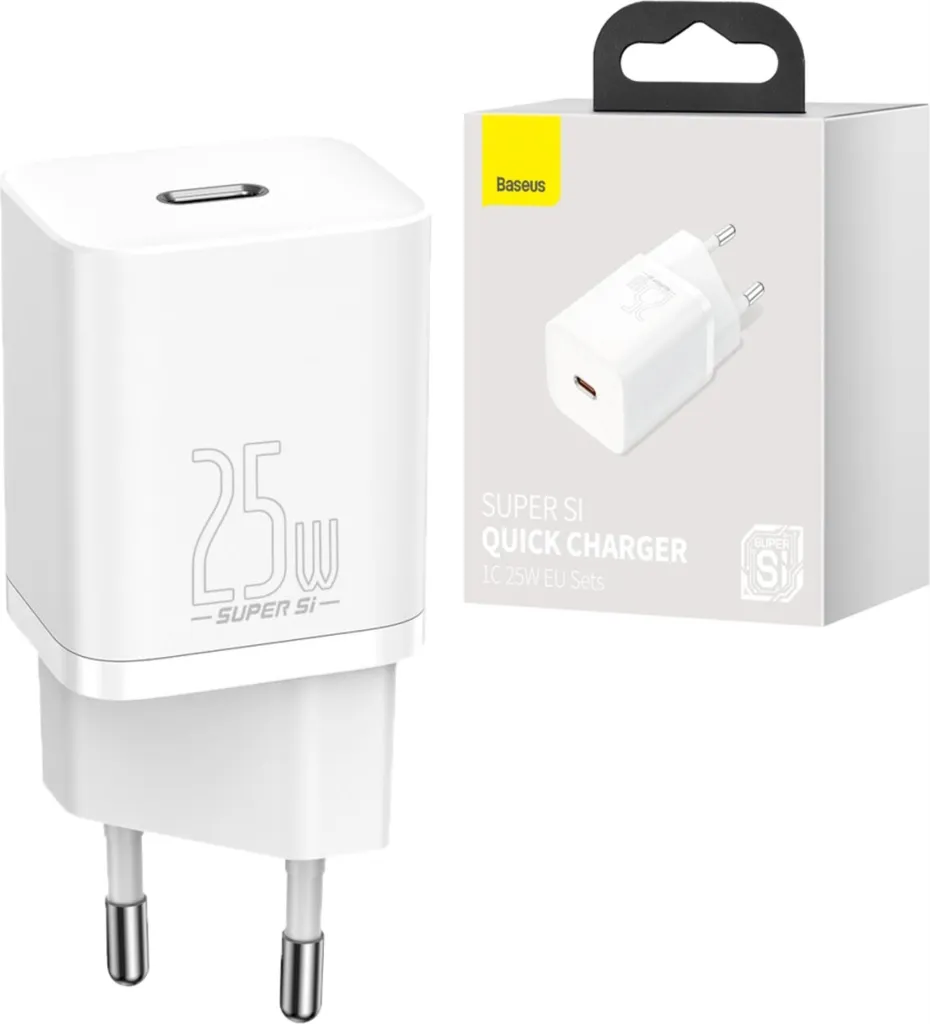 Baseus 25W Compact Charger: L'Accessorio Must-Have per il Tuo Smartphone