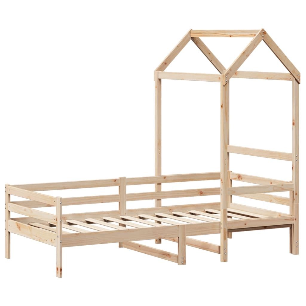 "WINTER SALE"Tagesbett - Einzelbett/Jugendbett mit Lattenrost - mit Dach 90x200cm Massivholz Kiefer - Klassische Betten NeuMöbel623585