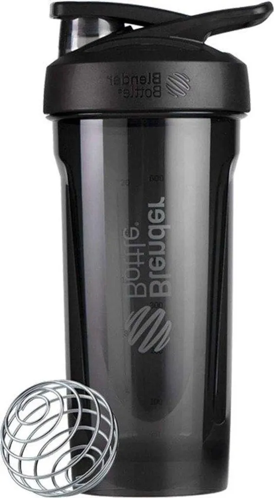 Shaker protéines 825 ml noir : fini les grumeaux lors de l'entraînement