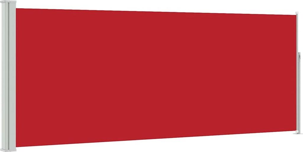 vidaXL Ausziehbare Seitenmarkise 120x300 cm Rot Produktbild 