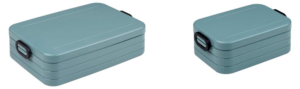 Mepal | Take a Break Duo Pack | Brotdose To Go | Lunchboxen für 2 bis 4 Sandwiches oder 4 bis 8 Brotscheiben | ideal für Meal Prep | Essenbox mit...