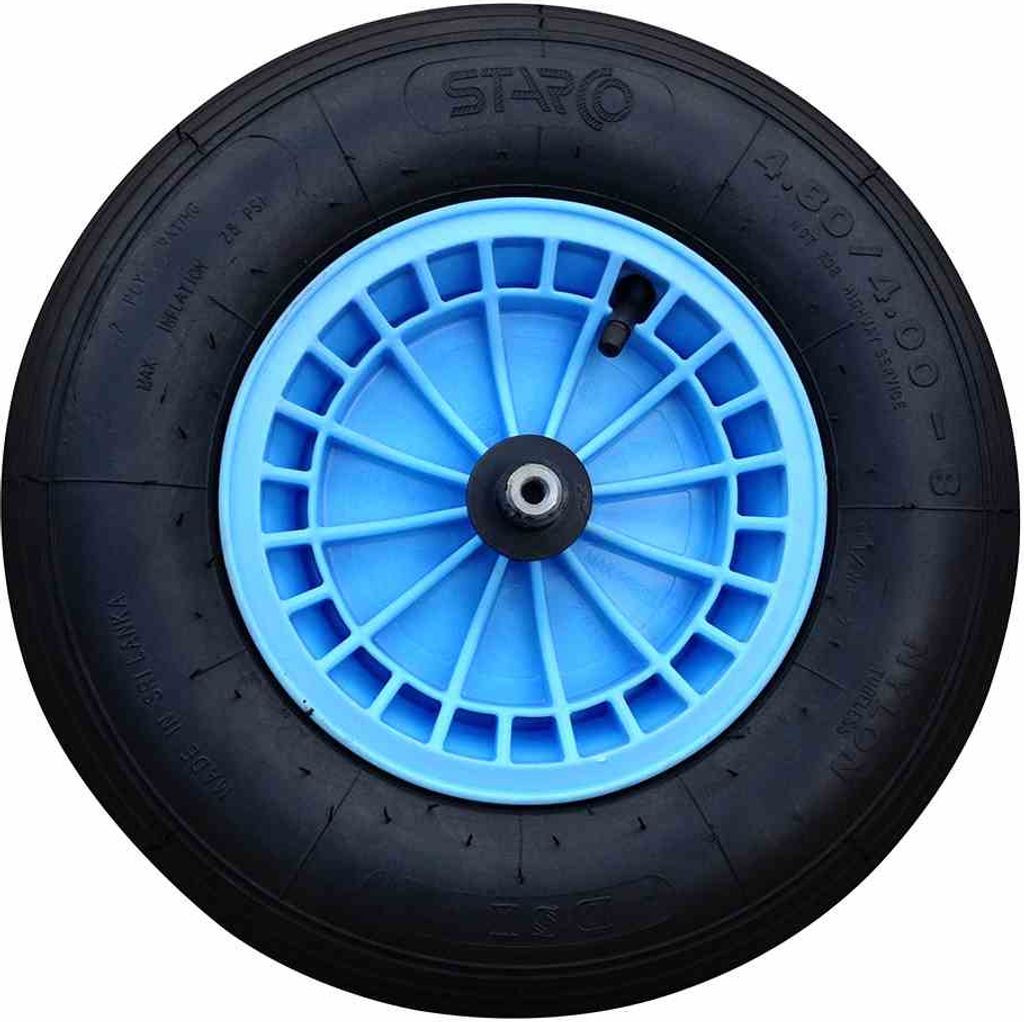 FORT Ersatzrad Baby-Blau Rad Schubkarre Gartenkarre Produktbild 