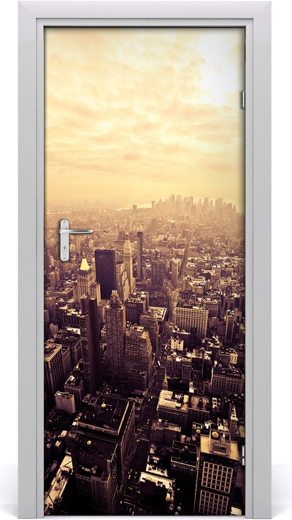 Tulup Türaufkleber 85x205 cm Dekorative Aufkleber Selbstklebend Wasserdichte Tapete Abnehmbar Schlafzimmer Wohnzimmer Wohnkultur - Manhattan New York