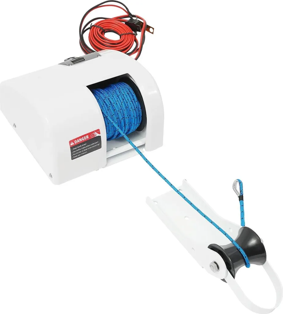Guindeau électrique 12V : fini l'effort pour remonter votre ancre de 9kg