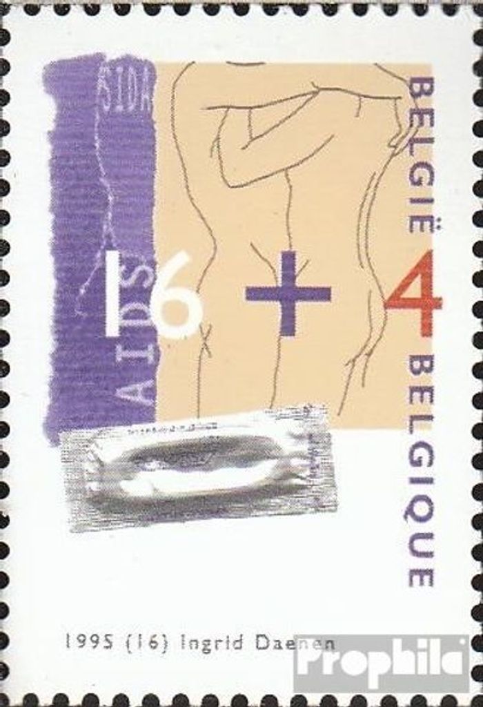 Briefmarken Belgien 1995 Mi 2672 (kompl.Ausg.) postfrisch Kampf gegen AIDS