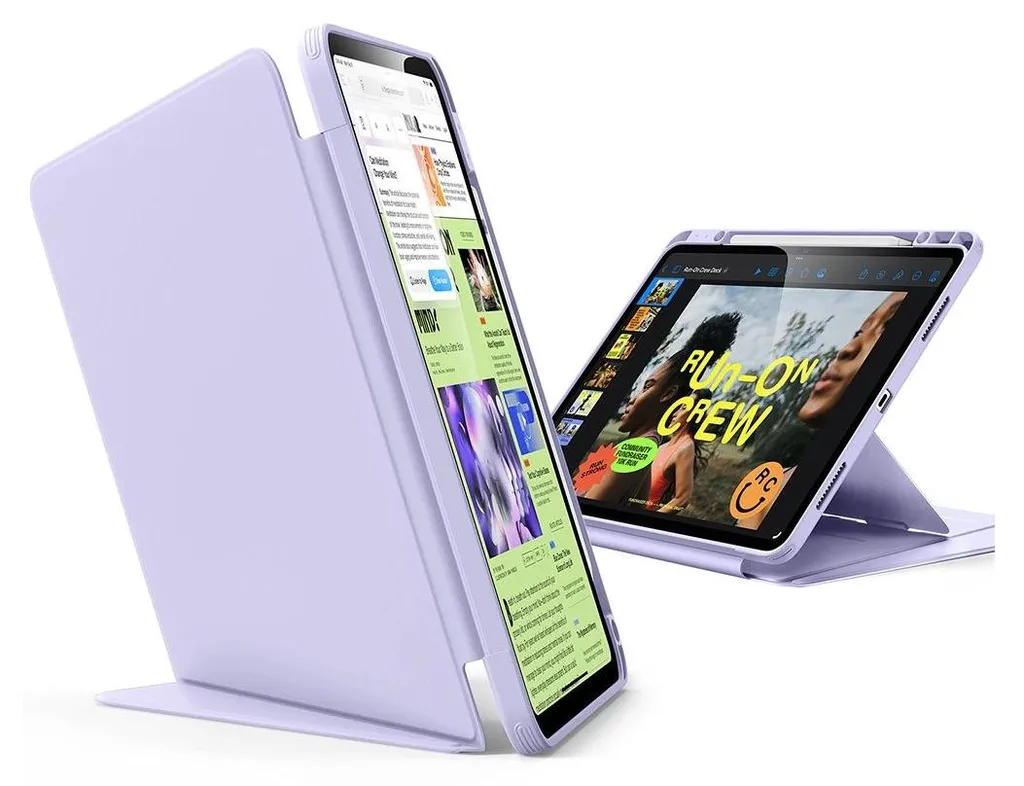 Custodia ESR Flip Hybrid iPad Air 13 M2/M3 2024-2025 Viola | Protezione Totale