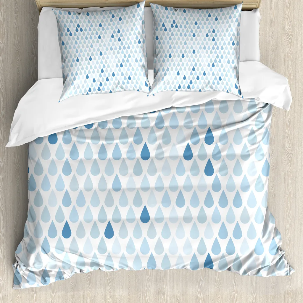 Trend Camera da Letto: Set ABAKUHAUS Gocce Acquamarina e Blu Mare