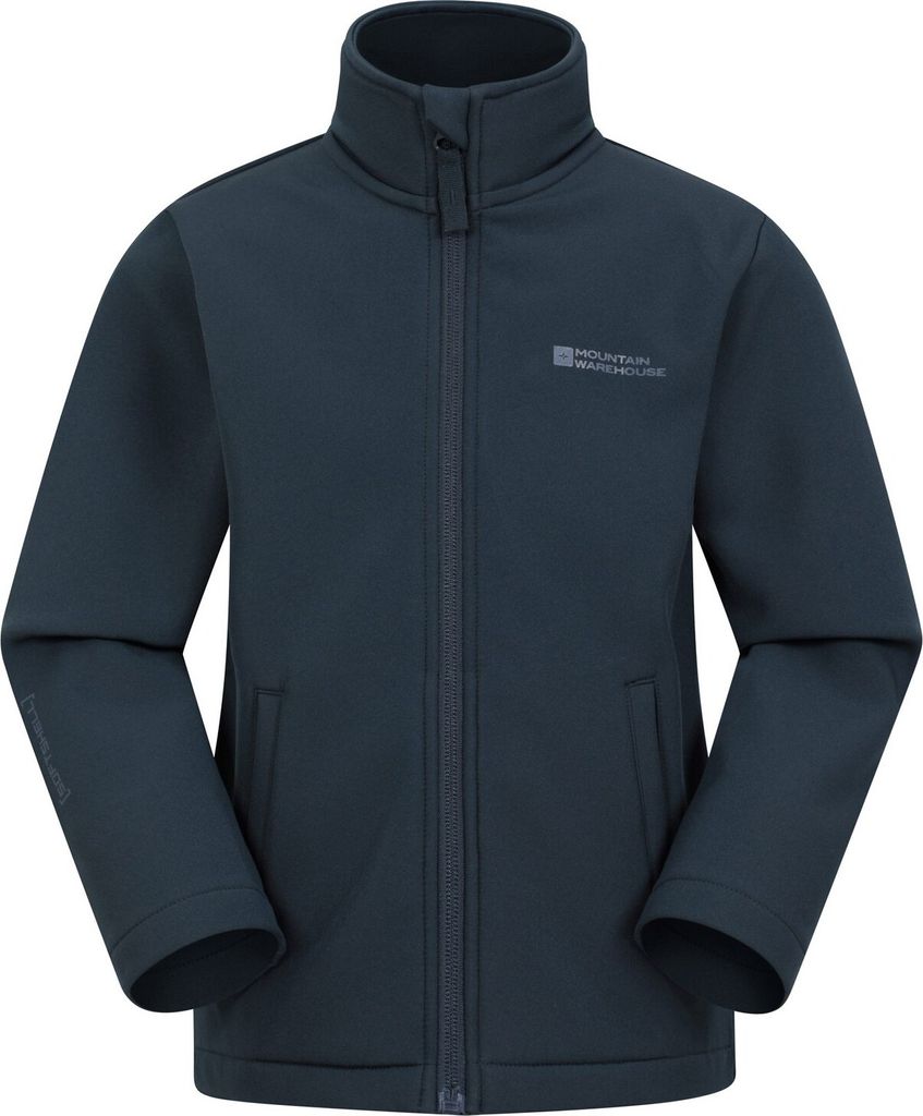 Mountain Warehouse - "Grasmere" Softshelljacke für Kinder MW2557 (128) (Marineblau)