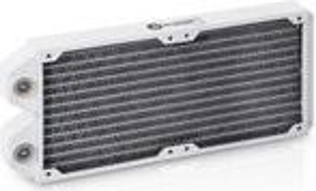 Bitspower Tarasque II 240S, Radiator, Cooper, Weiß, 1/4", 120 mm, 273,5 mm