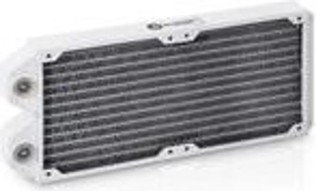 Radiateur 240mm Blanc pour PC Gaming Silencieux Bitspower Tarasque II 24S