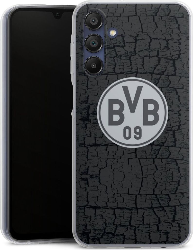 DeinDesign Handyhülle für Samsung Galaxy A15 Silikon Hülle Case Smartphone Schutzhülle BVB Borussia Dortmund Trikot