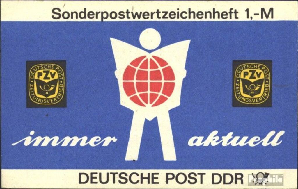 Briefmarken DDR 1986 Mi SMHD27 (kompl.Ausg.) postfrisch Zeitungsvertrieb