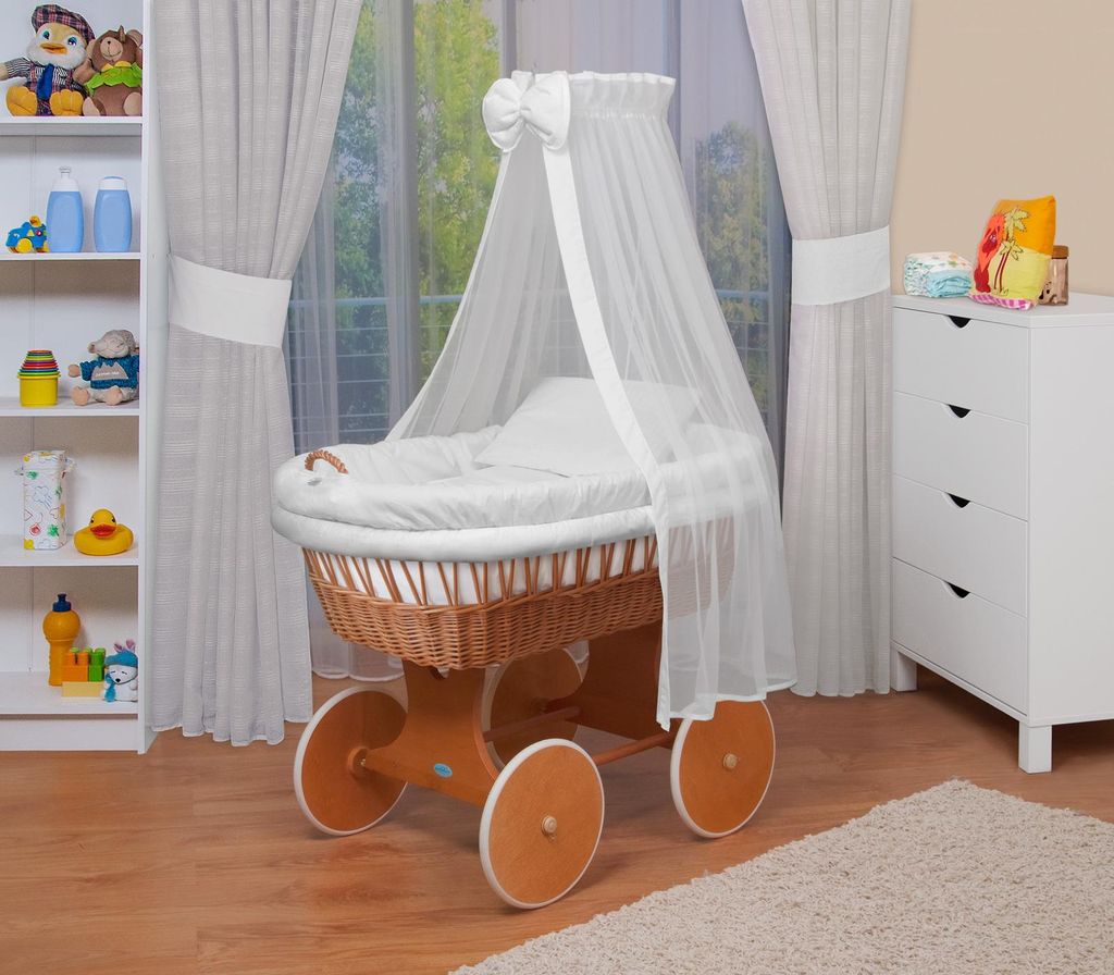 WALDIN Baby Stubenwagen-Set mit Ausstattung, XXL, Produktbild 