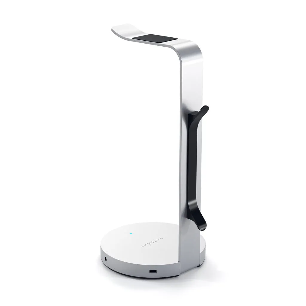 Support Écouteurs Satechi Aluminium Argent avec Gestion de Câbles - 6