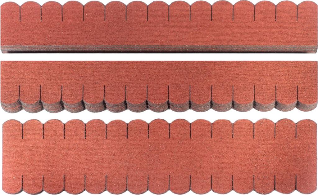 50 Stück Biberschwanz Holzschindeln - 80x60x4mm Für Vogelhaus & Modellbau