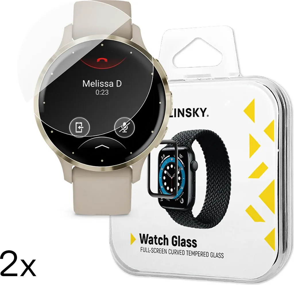 Wozinsky Screen Protector Garmin Venu 3S 41mm Vetro Temperato Full Glue