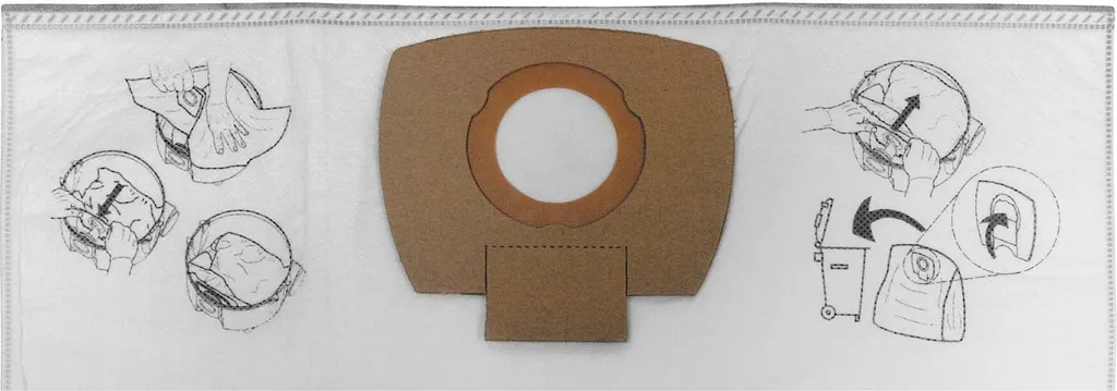 Sac à Poussière L Makita P-72899 pour Chantier Propre - Pack de 5pcs
