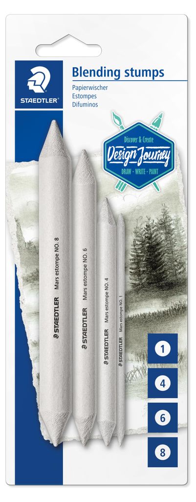 Staedtler Wiszer papierowy do rozcierania 4 sztuki Obrázok produktu 