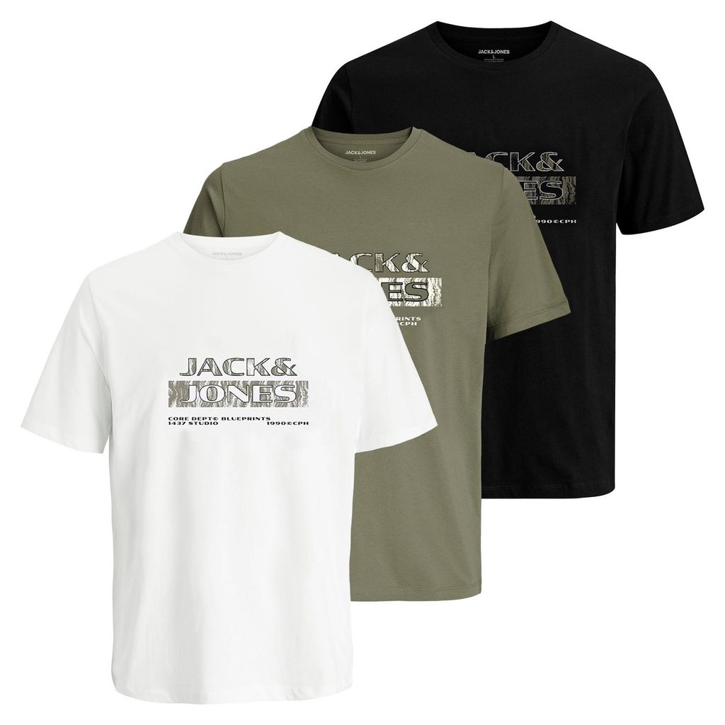 3er Pack JACK & JONES Herren T-Shirts JCOSTANCE Produktbild 