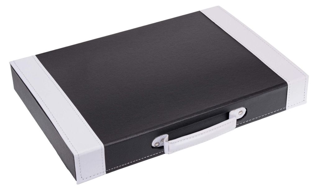 GRÄWE Koffer schwarz/weiß leer für 30-tlg. Besteck Produktbild 