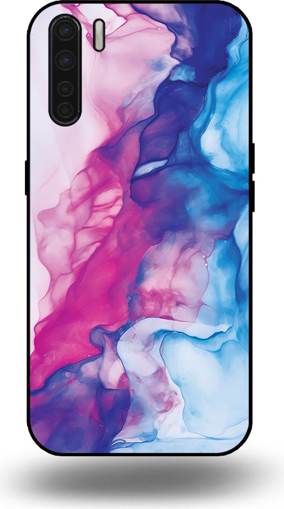 Smartphonica Handyhülle Geeignet für  OPPO A91 mit Pink Produktbild 