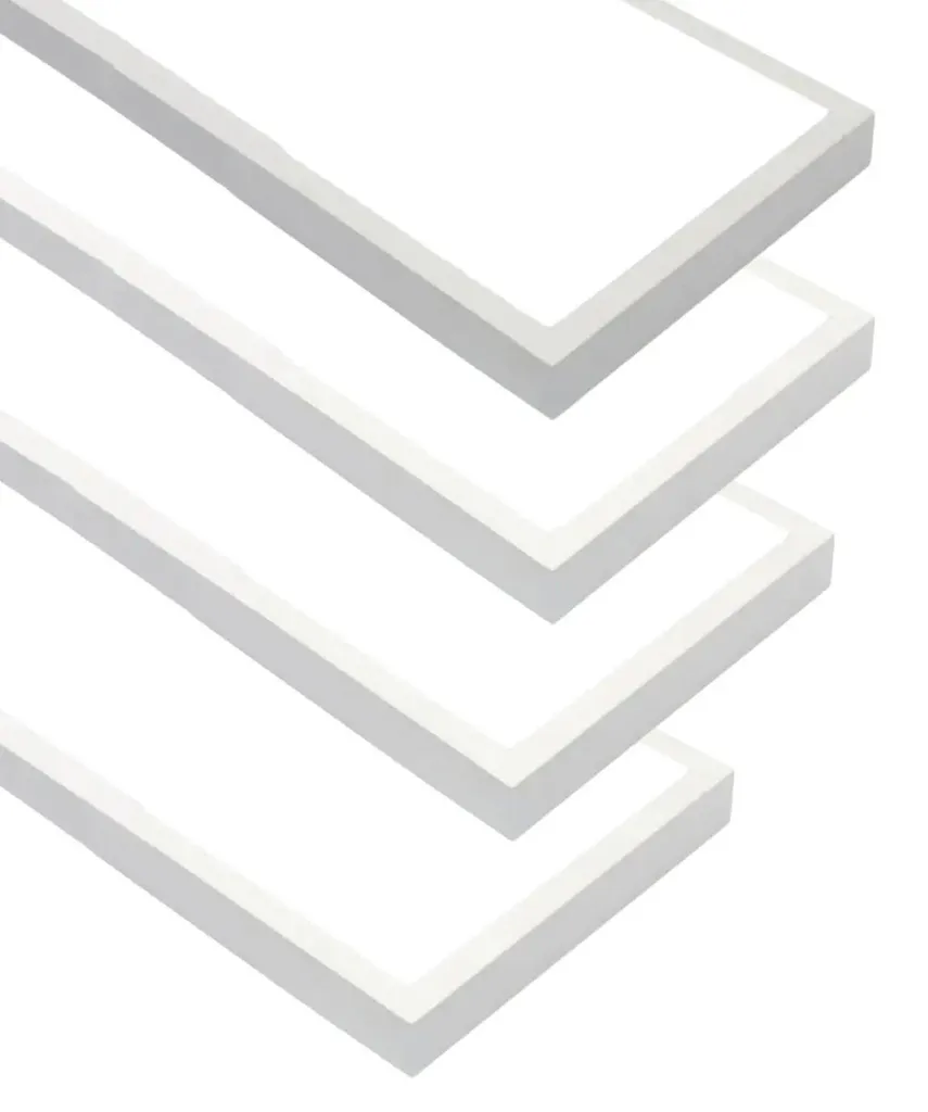 Éclairage de bureau modulaire 4200K pour montage en saillie - Lot de 4