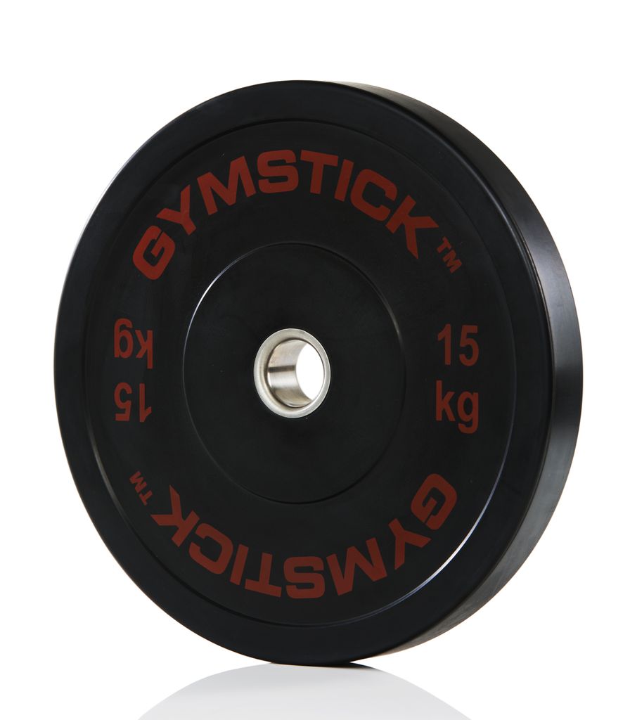 Gymstick 15kg Olympiascheibe Schwarz 15 kg Schwarz 15 kg