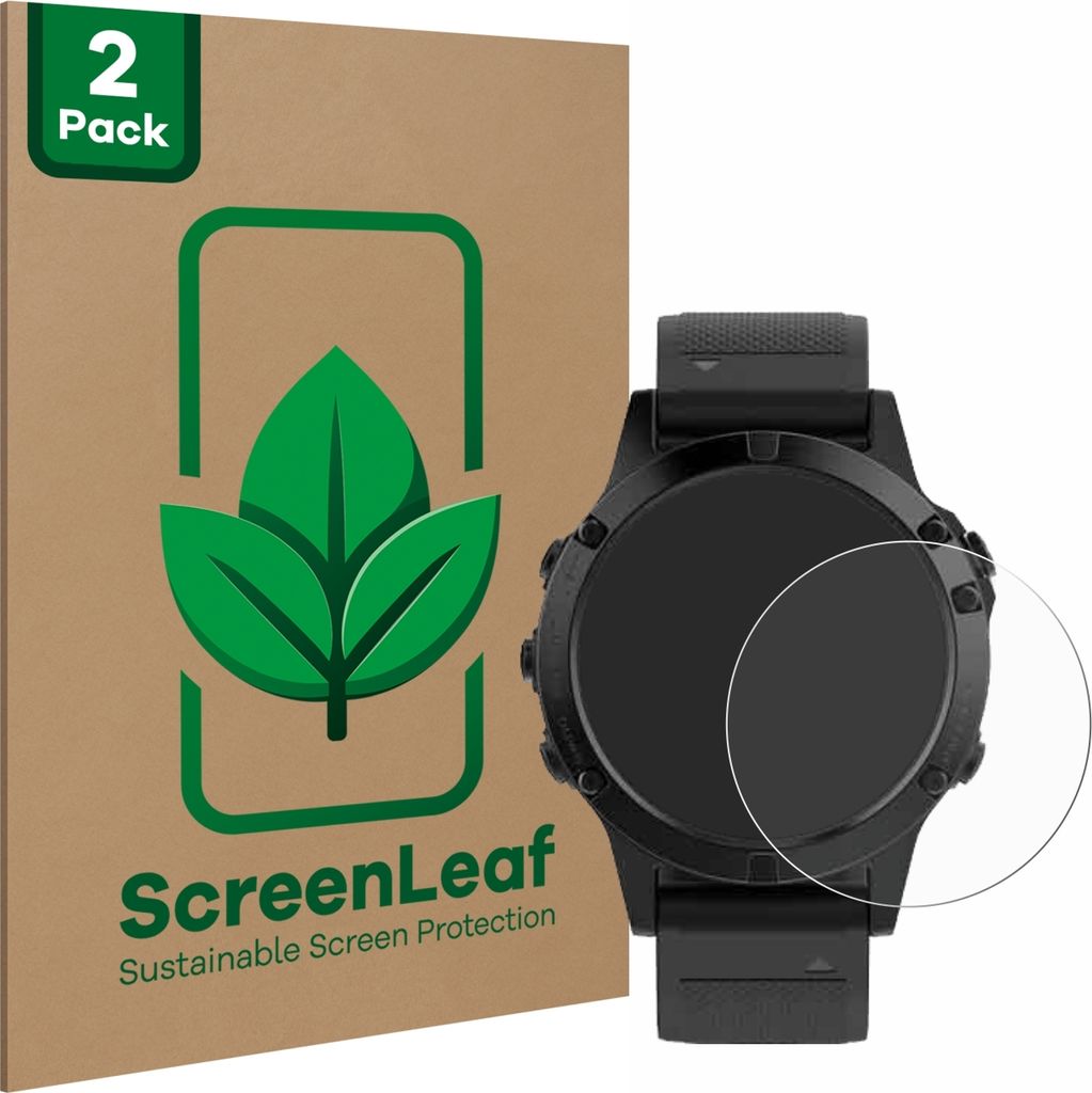 2x ScreenLeaf Schutzfolie für Garmin fenix 5 (47 mm) / 5 Produktbild 