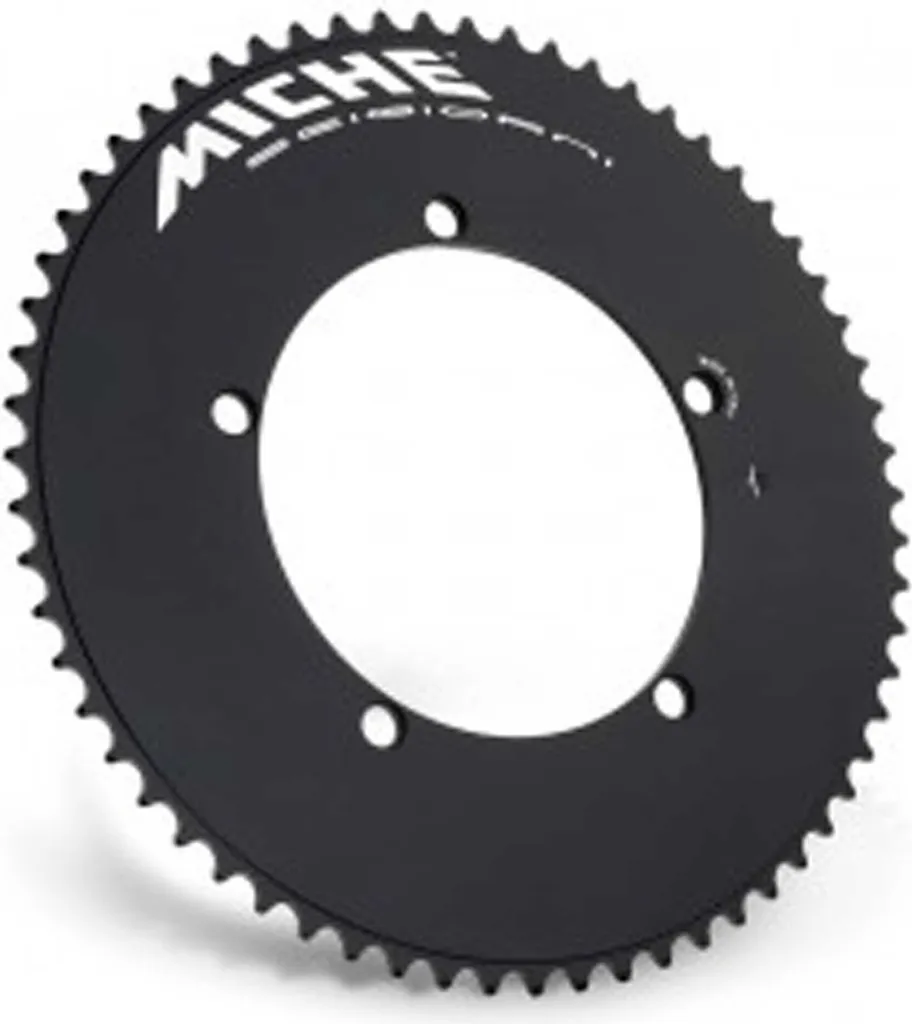 Plateau de Piste Miche 62T 144mm Noir Ultra Rigide en Aluminium CNC