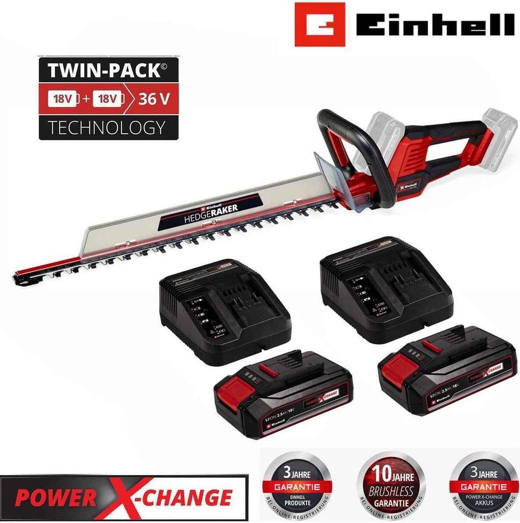 Einhell Heckenschere GE-CH 36/61 Li- 36V, mit 2 x Akku 2.5 Produktbild 