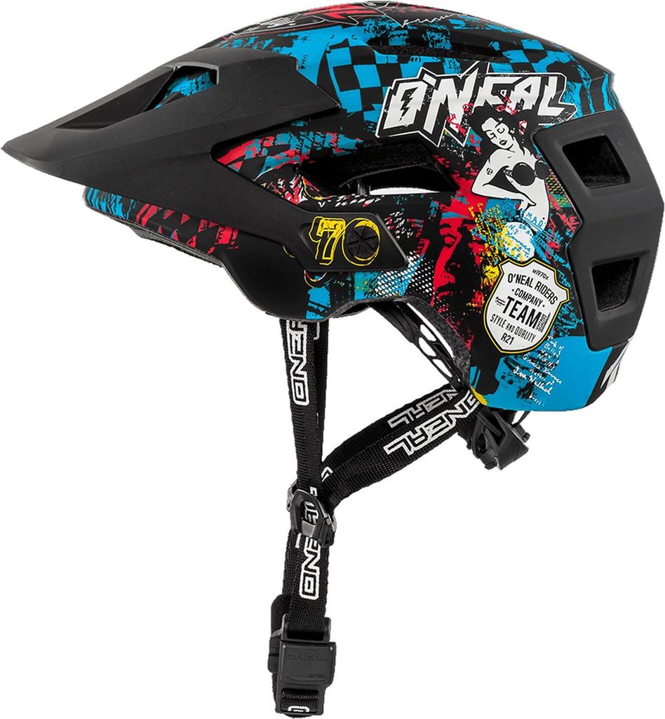O'NEAL Fahrradhelm Defender 2.0 Wild, Schwarz, S/M Produktbild 