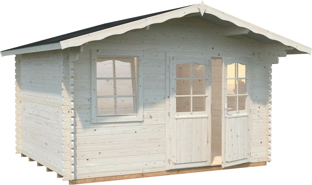 Palmako Gartenhaus Emma 10,4 m² - 34 mm Transparent tauchimprägniert