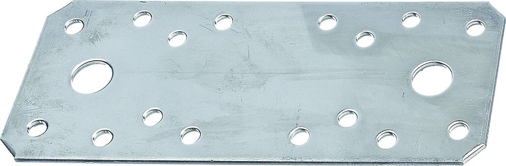 Alberts Flachverbinder | sendzimirverzinkt | 96 x 35 mm | 50er Set